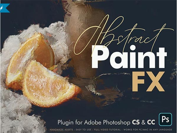 Abstract Paint FX Photoshop