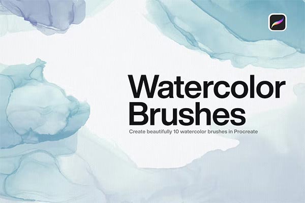Watercolor Brushes Procreate