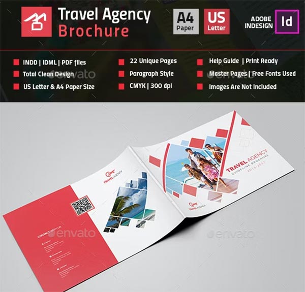 Travel Agency Brochure Catalog Designs