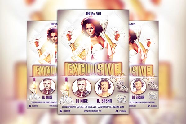 Exclusive Night Party Event Flyer Template