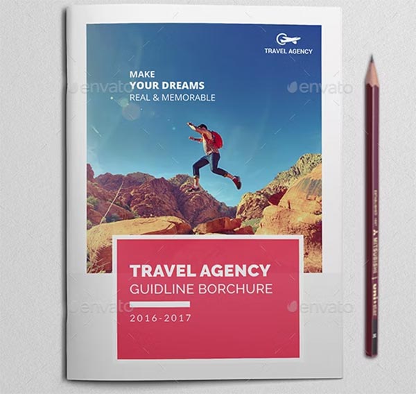 Travel Agency Brochure and InDesign Catalog Template