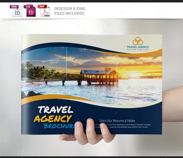 Travel Agency Brochure Catalog InDesign, PSD Template