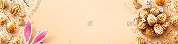 Easter Poster and Banner Design Template