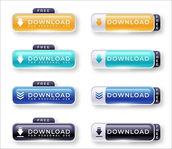 Free Download Buttons Collection Design