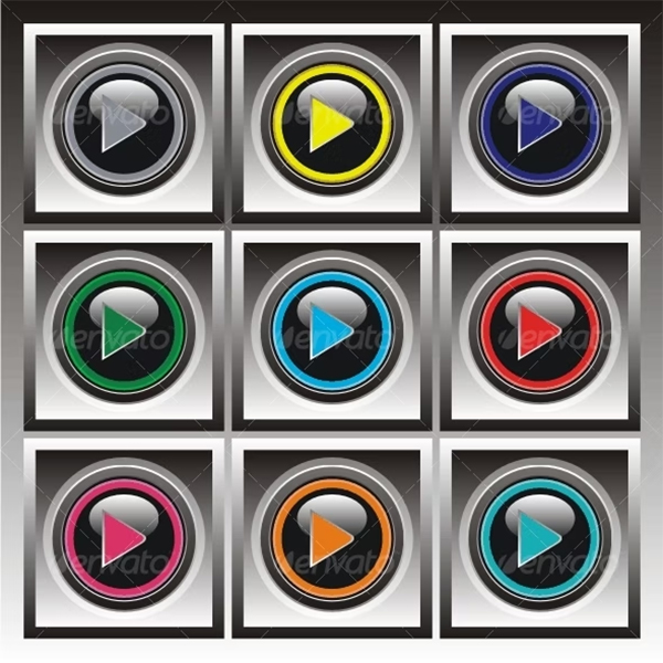 Vector Element Color Buttons Template