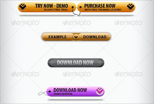 Demo and Download Buttons Template