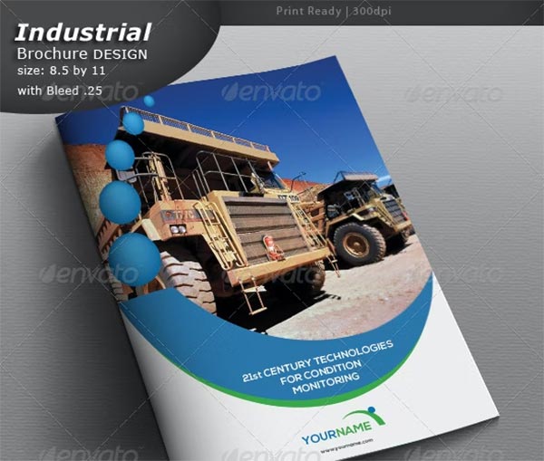 Construction Company Vector EPS, AI Illustrator Brochure