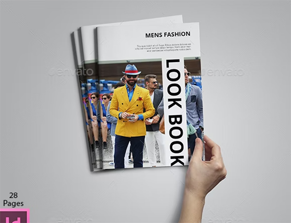 Men Fashion Lookbook  MagazineTemplate