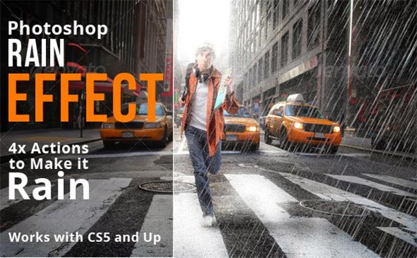 Rain Photoshop Action Free Download