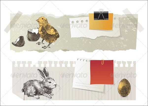 Easter Vector Banners Templates
