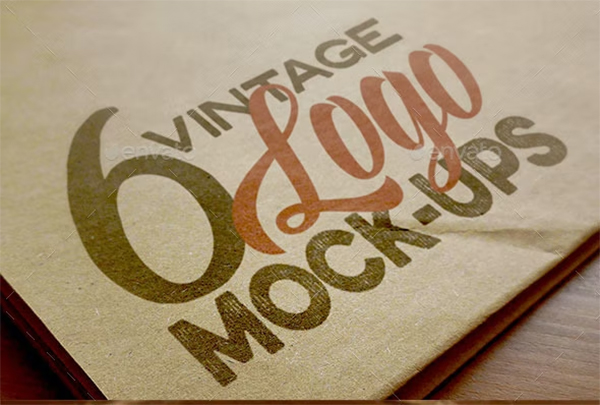 Retro Vintage Style Logo Mock-ups