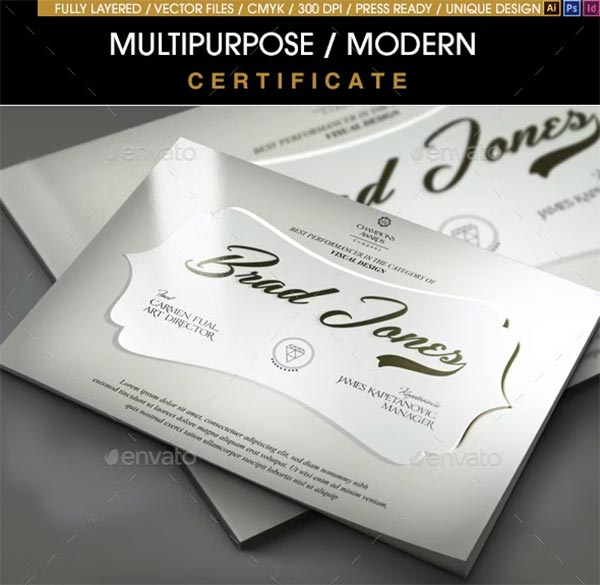 Multipurpose Modern Layered Certificate