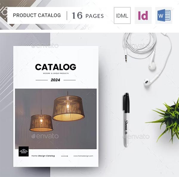 Product Catalog Template PSD