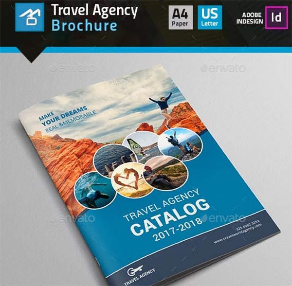 Travel Agency Brochure & Catalog Templates