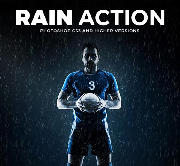 Rain PAT, ATN, Photoshop Action
