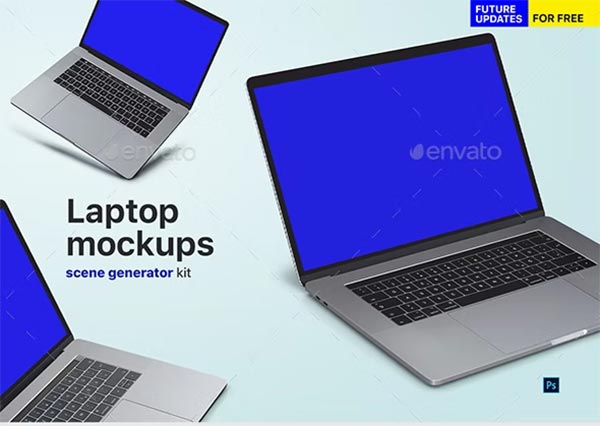 Notebook and Laptop Mockups