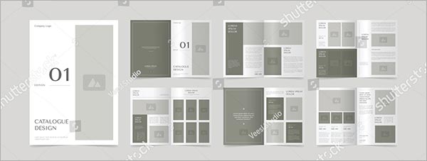 Minimal Catalogue Layout Design Template