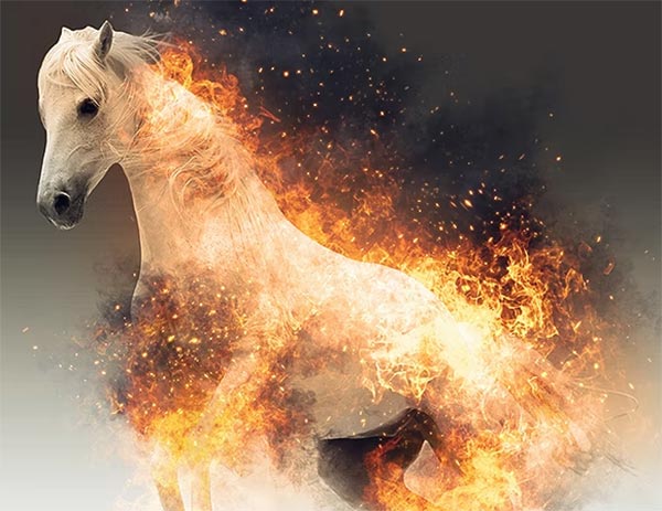 Fire Photoshop Action