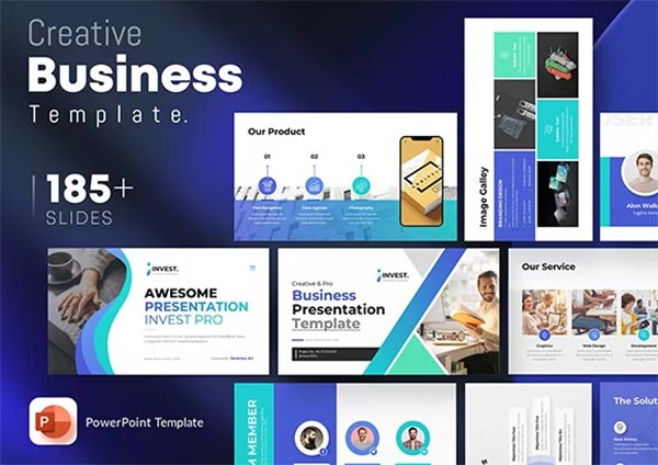 Creative Invest Business PowerPoint Presentation Template