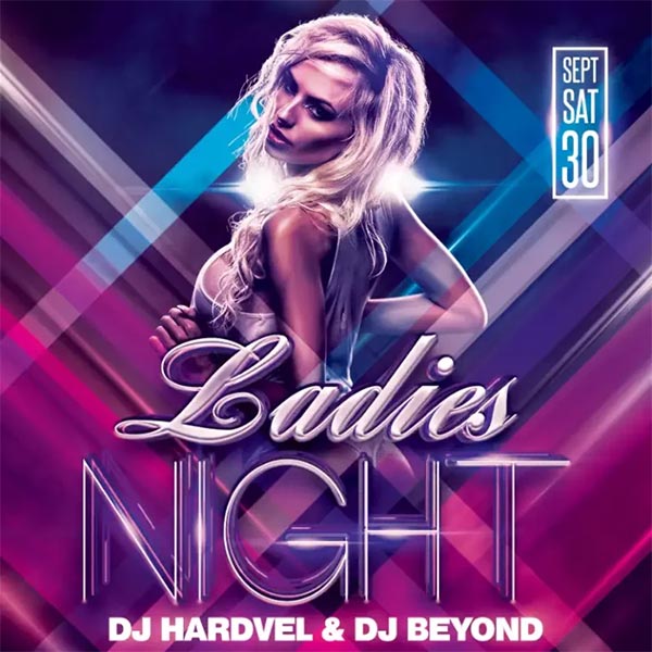 Free Ladies Night Event Flyer Template
