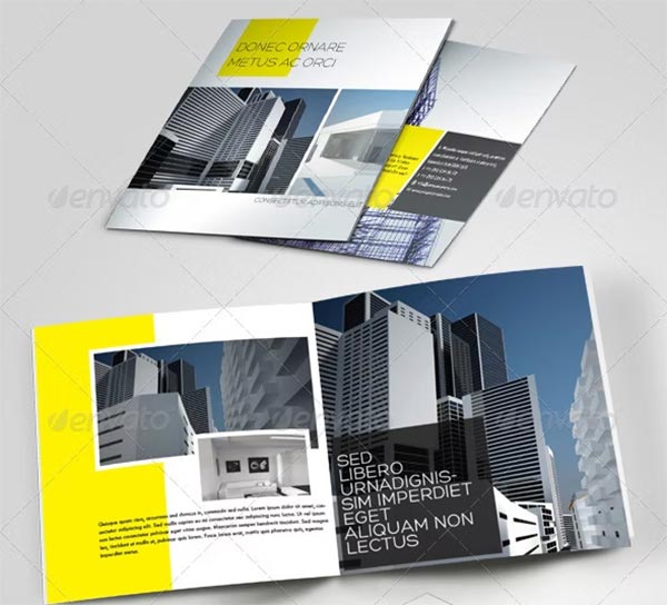 Construction Company Brochure Templates