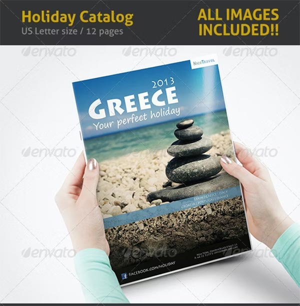 Travel Holiday Catalog Template