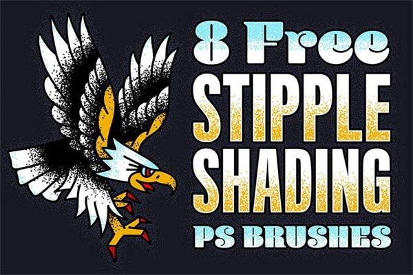 Free Stipple Photoshop Brushes
