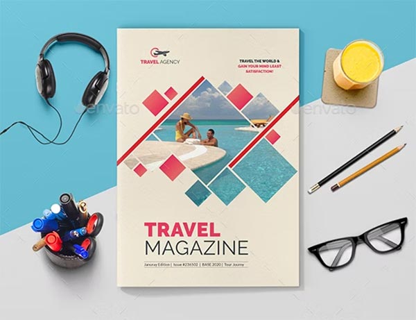 Travel Magazine Catalog Template