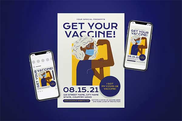 Covid-19 Vaccine Flyer Set