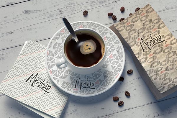 Free Napkin Mockup Template