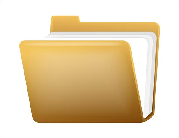 Free Outstanding Folder Icon Template