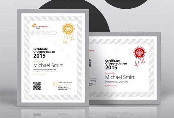 Clean Certificates Design
