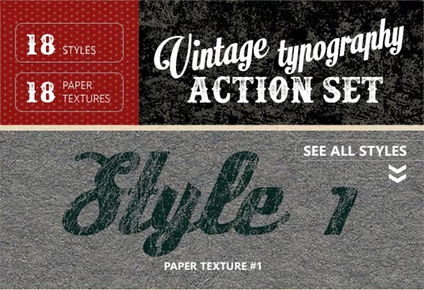 Vintage Typography Letterpress Textures