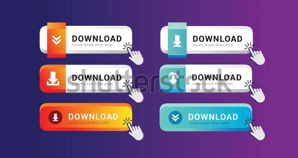 Download Button Elements Template