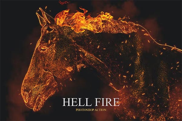 Hell Fire Photoshop Actions