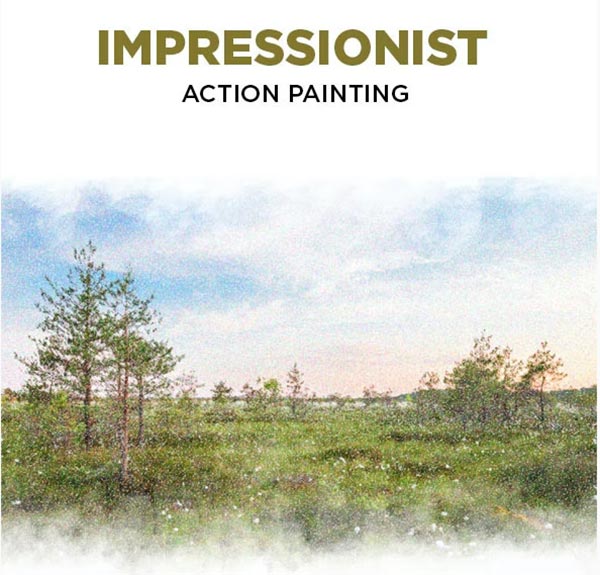 Impressionist Action Painting
