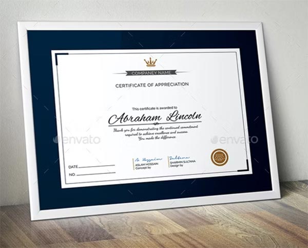 Simple Branding Multipurpose Certificate
