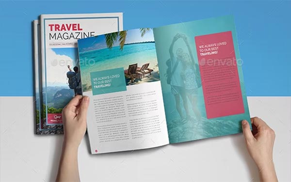 Travel Magazine &  Cataloge PSD Template