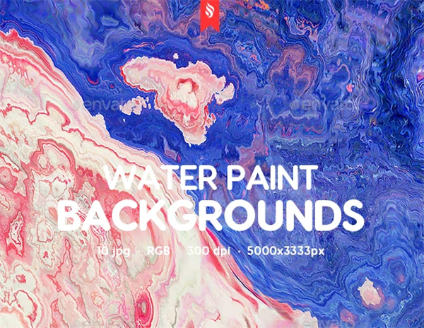 Water Paint Backgrounds Template
