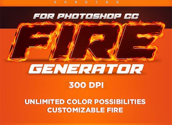 Fire Generator Photoshop Action