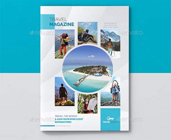 Traveling Magazine Catalog Template
