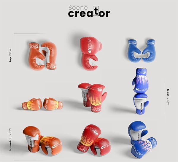 Free Boxing Gloves for Training Mockup