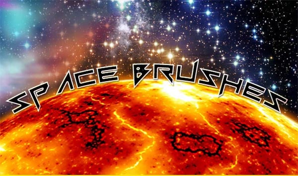 Space Photoshop Brushes Template