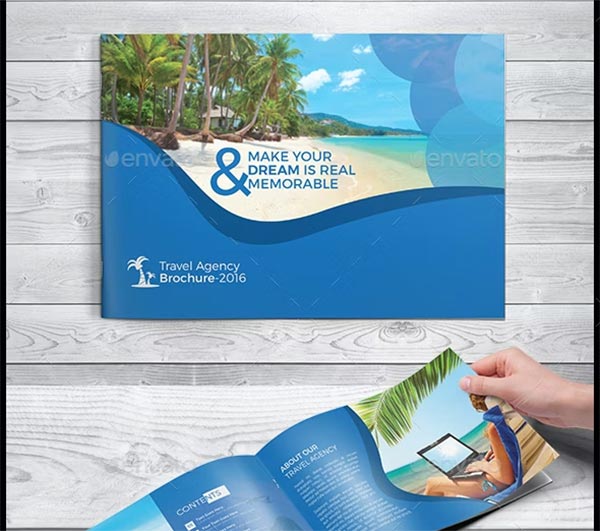 Travel Agency Brochure Catalog Templates