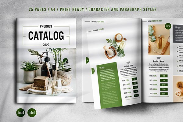 Product Catalog PSD Layout Template
