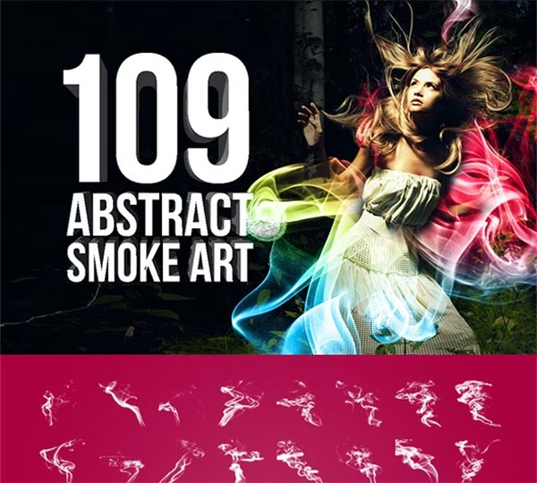 Abstract Smoke Art Brushes