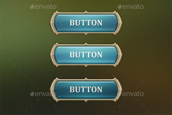 Fantasy PSD Button Templates 