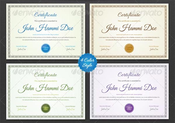 Clean & Simple Certificate Template