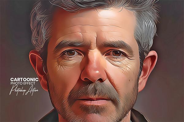 Cartoonic Photoshop Action Cartoonic Photoshop Action