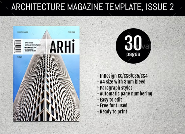 Architecture Magazine PSD Templates